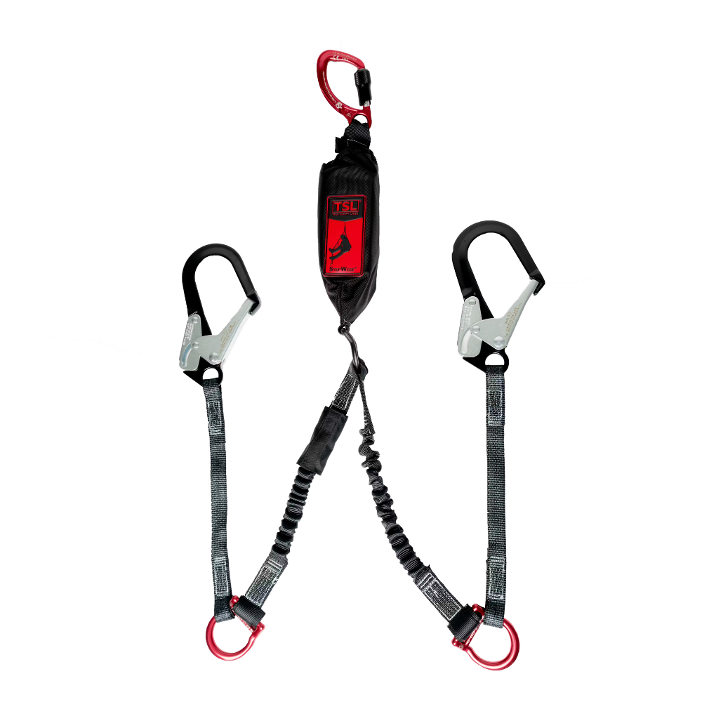 Tech Safety Lines 12 ft. FF StepWise Dual Leg Lanyard from Columbia Safety